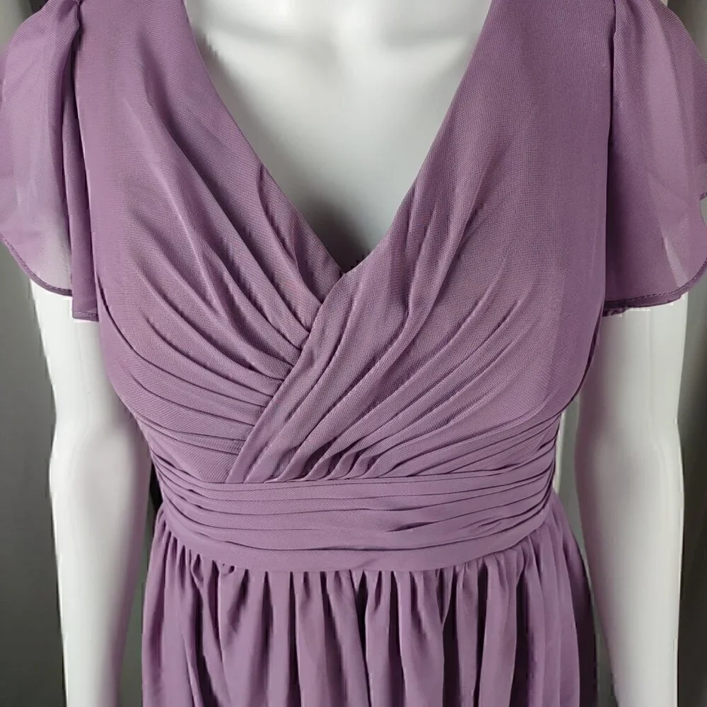 Inweddingdress (Enjoy) Bridesmaid Lavender Dress Size 4 Approximate - Picture 2 of 13